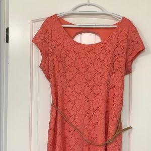 Eyelet Maternity Dress